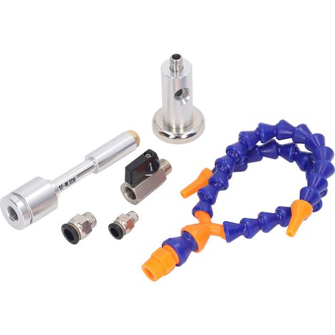 Kit de refroidisseur d'air universel à double tête en 6 pièces avec refroidisseur à tube vortex en alliage d'aluminium (1/5)