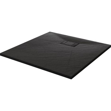 Piatto Doccia 80x80 cm in Acrilico Fosterberg Azalea Antracite