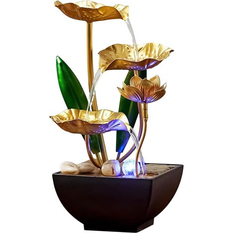 Fontaine De Bureau - Lumière LED pour Relaxation Zen (1/5)