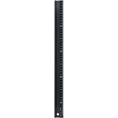 Règle de coupe en alliage d'aluminium type L, outil de mesure, accessoire de quincaillerie pour la mesure de longueur (type L 45 cm) (1/5)