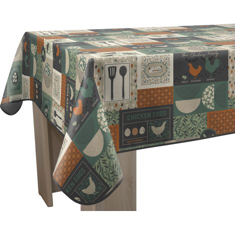 Nappe Anti-taches Chicken vert - Rectangle 150 x 200 cm (1/3)