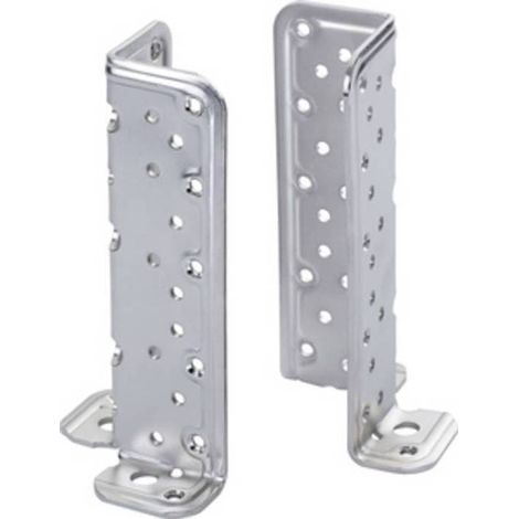2 x PIASTRA 803/IN SUPPORTO PILASTRO REGIS INOX 53X171