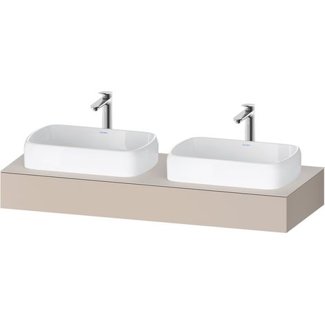 Console Duravit Collection One, 1400x550x170mm, découpe à gauche