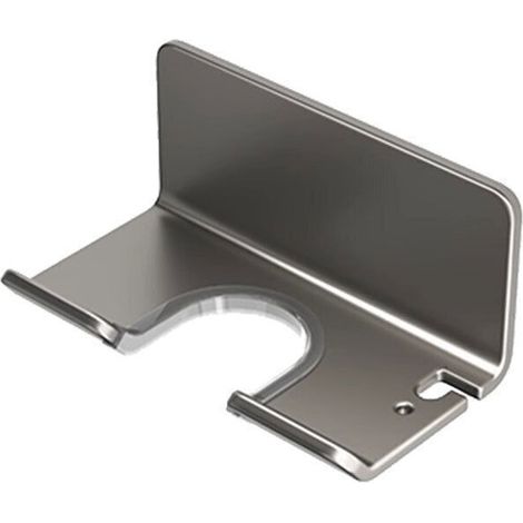 Wandmontierter Haartrocknerhalter mit Kabelaufwicklung, stabile und einfach zu montierende Aufbewahrungsmöglichkeit für Badezimmer-Stylinggeräte, schwarz (1/4)