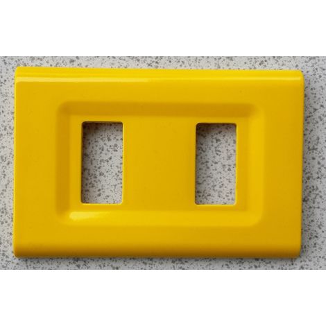 Placchette Placche In Abs Serie Magic Elite Bticino Compatibili Color Copriprese Jaune