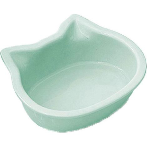 Gamelles en céramique pour chats, large gamelle pour chats, gamelle en forme de chat, gamelle pour chatons et chiots - Cyan (1/5)