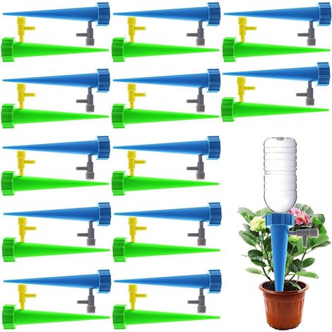 Kit d'irrigation goutte à goutte 24 pièces, système d'arrosage automatique pour plantes, dispositif d'arrosage à vitesse réglable, pour jardin et maison (1/5)
