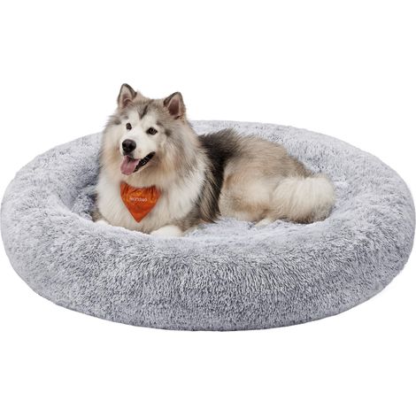 Panier Chien Rond et Chat, Dehoussable Lavable, 140 cm de diamètre (1/5)