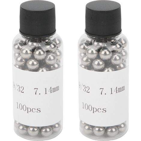 Billes en acier inoxydable 200 pièces G1000 Haute précision 7,144 mm Fournitures industrielles pour peinture (1/5)