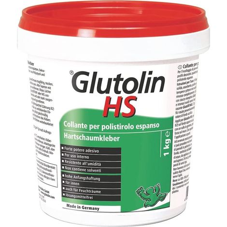 COLLANTE PER POLISTIROLO ESTRUSO GLUTOLIN HS -- 1 KG (1/2)