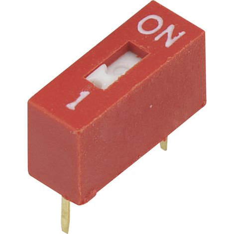 Interrupteur DIP TRU COMPONENTS 704809 Nombre de pôles 1 type slide 1 pc(s) D71670