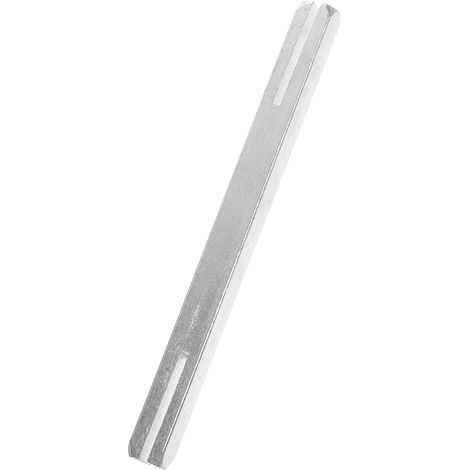 Barre De Broche Carrée 8x8x140 Mm Rainure, Pièce De Rechange Pour Poignée De Porte Vintage, Accessoire Pour Serrure Sans Clé, Compatible Porte Intérieure Résidentielle Et Commerciale (1/5)