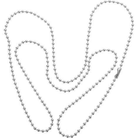 27 Inch Stainless Steel Bead Chain Strong and Durable for (1/5)