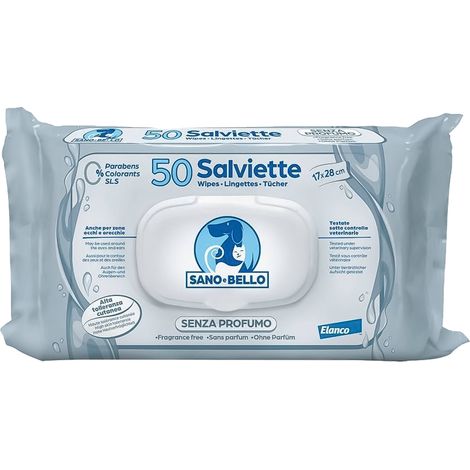 SALVIETTE DETERGENTI 'SANO E BELLO' senza profumo (1/2)