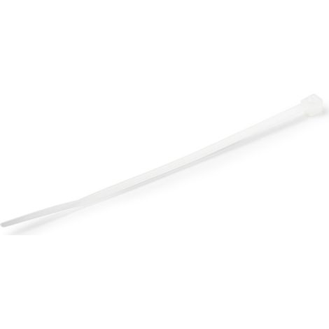StarTech.com Colliers de Serrage 10 cm Blancs - Largeur 2 mm - Diam. faisceau 22 mm - Résistance traction 8 kg - Fermeture glissière autobloquante nylon avec pointe incurvée - 94V-2/UL -1000 pcs - Att