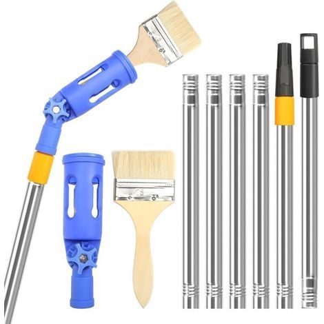 Manche allongé pour pinceaux et rouleaux peinture – Réglable en longueur, articulation multi-angle, idéal pour peindre murs et plafonds hauts (1/5)