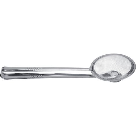 Pince à friture en acier inoxydable avec passoire à huile et grille filtrante (1/5)