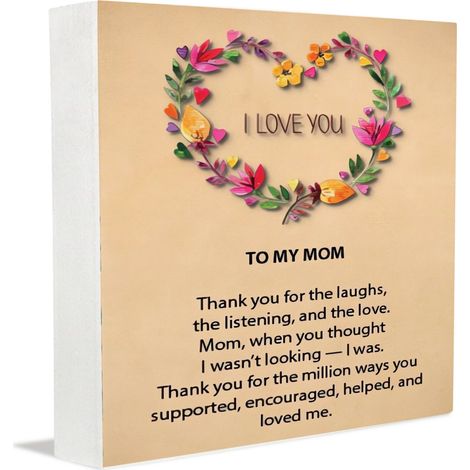 Cadre photo commémoratif en bois, panneaux commémoratifs en bois pour les jeunes, plaque en bois pour la Saint-Valentin, la fête des Mères et la fête des Pères (1/5)