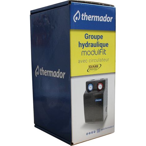 Groupe hydraulique MODULFIT mélangé et régulé avec circulateur et régulation RA110 - DN25 - Thermador (1/3)