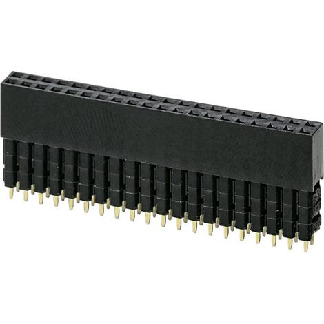PHOENIX CONTACT PSTD 0,65X0,65/40-2,54 BARRETTE À BORNES RASPBERRY PI® NOIR ADAPTÉ POUR (ORDINATEUR MONOCARTE) RASPBERRY PI® 1 P (1/3)