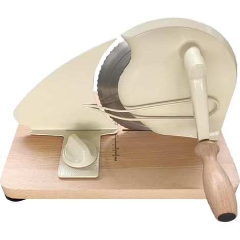Affettatrice manuale per pane, spessore di taglio regolabile da 1 a 20 mm (1/5)