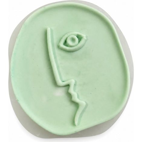Gesichtsform Abstrakt Silicone Kerze Platra 116g Aroma (1/5)