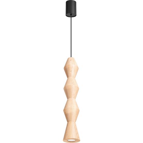 Pendelleuchten Kubbe Naturholz 1xGU10 10cm Sollux (1/5)
