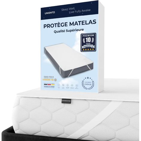 Protège Matelas Imperméable 60 x 120 cm Alèse Respirante, Hypoallergénique, Anti-Acarien Traitement Nouvelle Génération: Protection Contre Bactéries - Garantie 10 Ans (1/5)
