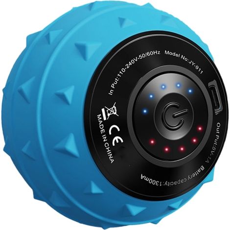 Balle de massage mobile avec 5 niveaux d'intensité pour un massage en profondeur et une relaxation corporelle.-AquaForge