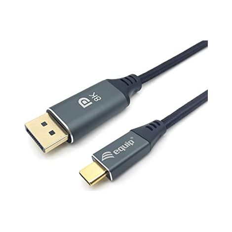 equip 133423 Cavo Video Grigio 3 Metri USB Tipo-C DisplayPort (1/5)