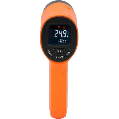 Appareil de mesure de température Thermomètre infrarouge portable sans contact HW550 (Orange) (1/4)