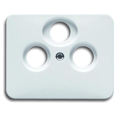 Enjoliveur Pour Prises Antenne 24 Blanc Studio Mat 2CKA001724A1853 ABB 581543