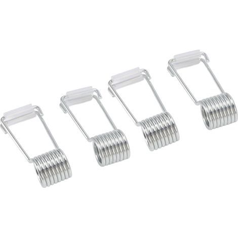 2CM spring hinge, 4 pieces, self-closing, spring hinge pins, door latch accessories (1/5)