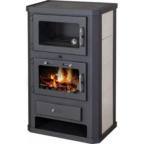 EEK A Kaminofen mit Backfach Victoria Comfort KF – 10kW (1/3)
