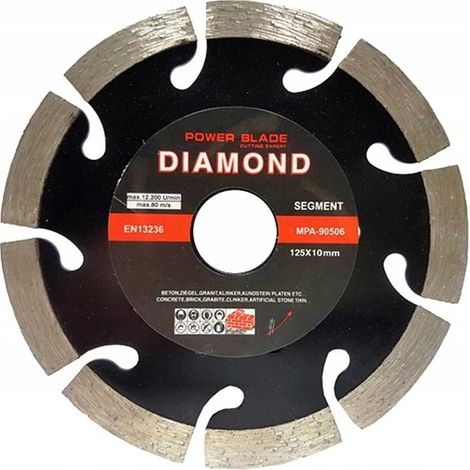 Disco de diamante Power Blade de 125 mm (1/4)