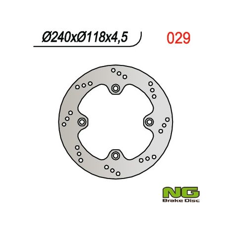 Disco de freno trasero Suzuki DR 650/SE '96-'11, XF 650 Freewind '97-'02