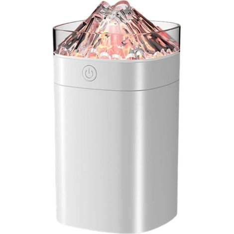 Umidificatore Volcano da 400 ml, diffusore USB colorato, silenzioso, per casa, camera da letto o ufficio. (1/3)