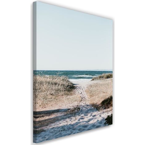 Tableau décoratif Chemin vers la plage Sable 60x90 (1/5)