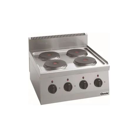 Réchaud Electrique Professionnel - 4 plaques - 8 kW - Bartscher
