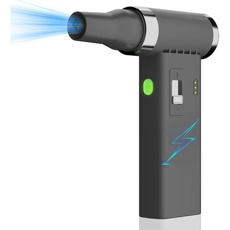 Ventilador sin escobillas de alta velocidad de 100.000 RPM, soplador turbo portátil, puede limpiar polvo y hojas, parrillas de barbacoa y encendedores. (1/2)