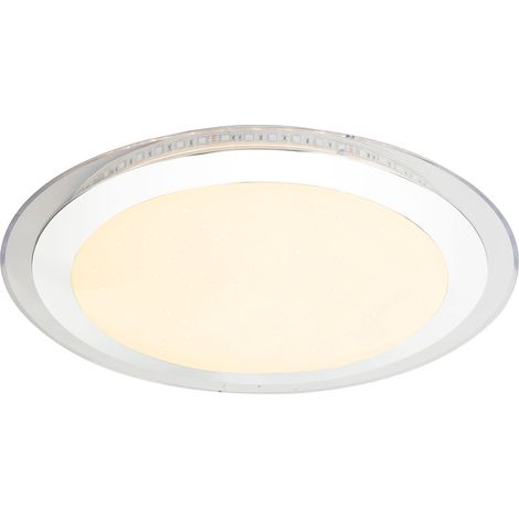 Globo - plafón - Nicole II - cromo - metal - Ø 43cm - LED - 48395 (1/4)