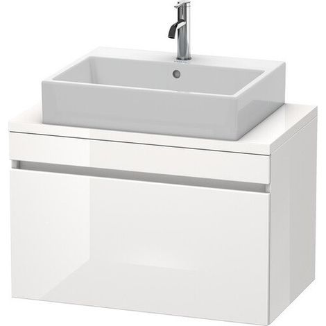 DURASTYLE mueble consola bajo 512x800x478mm lino / blanco mate