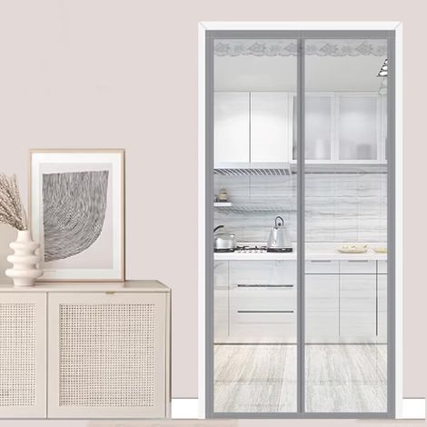 Transparent Hiver Magnétique Rideau de Porte Isolant Thermique (1/5)