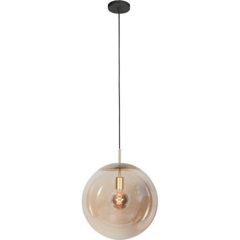 Steinhauer - suspension - Bollique - ambre laiton - verre métal - (1/4)