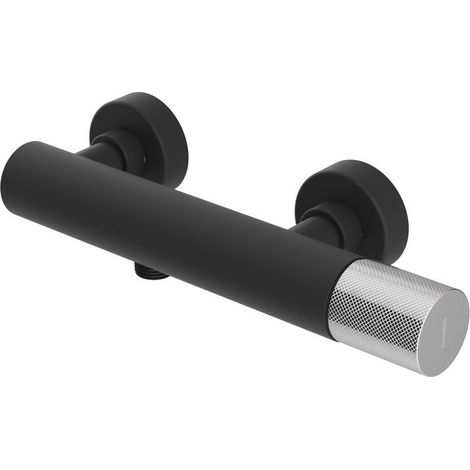 Sapho Ultratap - Mitigeur de douche, noir mat/chrome UT011TBC