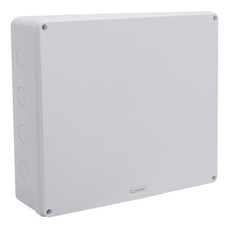 Boîte de dérivation étanche IP65 400x350x120 mm – Résistante aux chocs – Pour installations électriques en milieu humide – ABS durable – Elmark