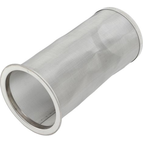 Filtre rond en inox 304 pour pot Mason, passoire à café et jus, tamis à boissons, avec joint blanc, 8x15cm (1/5)