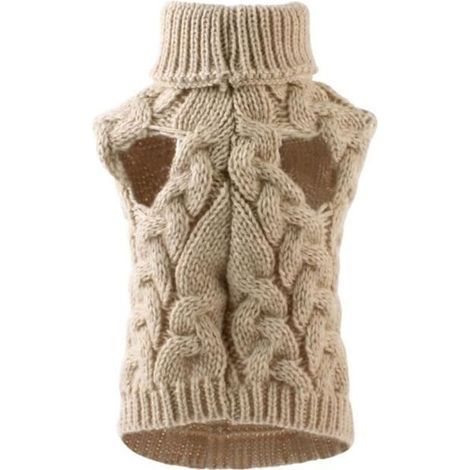 Vêtements en laine pour chiens - - Beige - Taille M beige