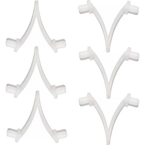 Butterfly-Poolklemmen – Set mit 6 Klemmen zur Befestigung von Poolbürsten, Skimmern, Saugern, Mini-Jet-Saugern und Teleskopstangen (1/5)