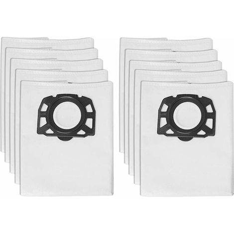 Lot De 10 Sacs Pour Aspirateur Karcher Wd4 Wd5 Wd6 Mv4 Mv5 Mv6 500425mm (1/4)